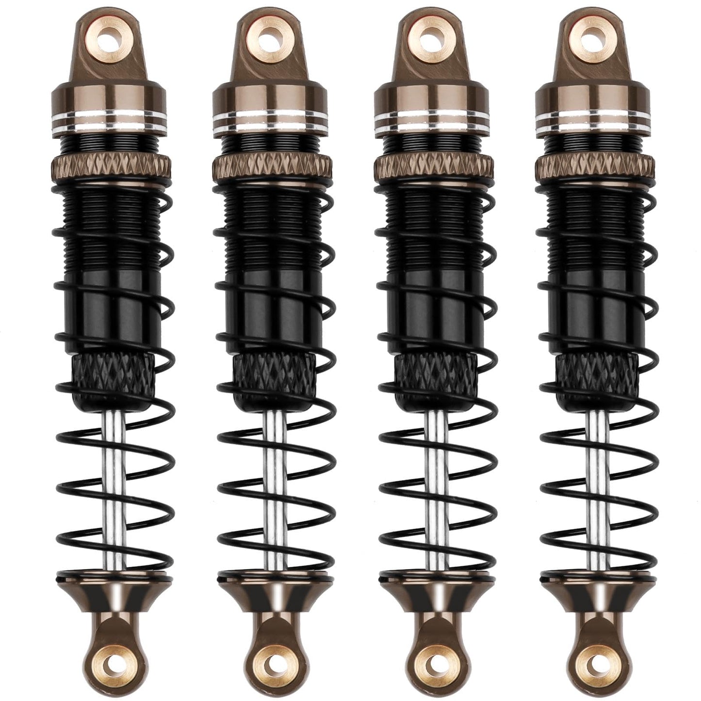 HobbyPark Aluminum 59mm RC Shocks Long Travel Shock Absorber for TRX4M TRX4MT 1/18 RC Crawler Upgrades Parts Threaded Body Oil D