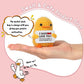 MBL Handmade Crochet Duck - Cute Yellow Gift for Girlfriend, Boyfriend, Wife, Husband, Small Size Birthday & Easter Stocking Stuffer