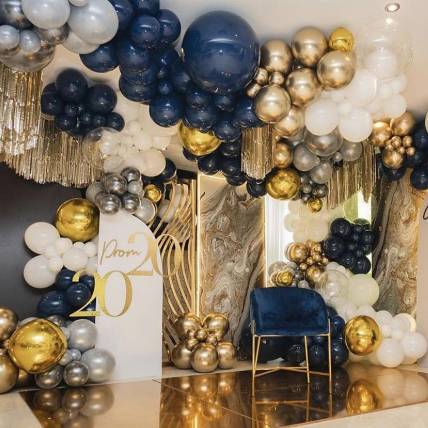 Partywoo Black And Gold Balloons, 100 Pcs 12 Inch Pack Of Black Balloons And Gold Metallic Balloons, Latex Balloons For Birthday Decorations, Retirement Party Decorations, New Year'S Eve Decorations