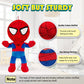 Lasama Superhero Plush Toy, Hero Plushie, 11 Inch Collectible Doll Stuffed With Cotton Tight Stitches For Toddlers As Gift Decoration In Birthday Party, Christmas, Children'S Day