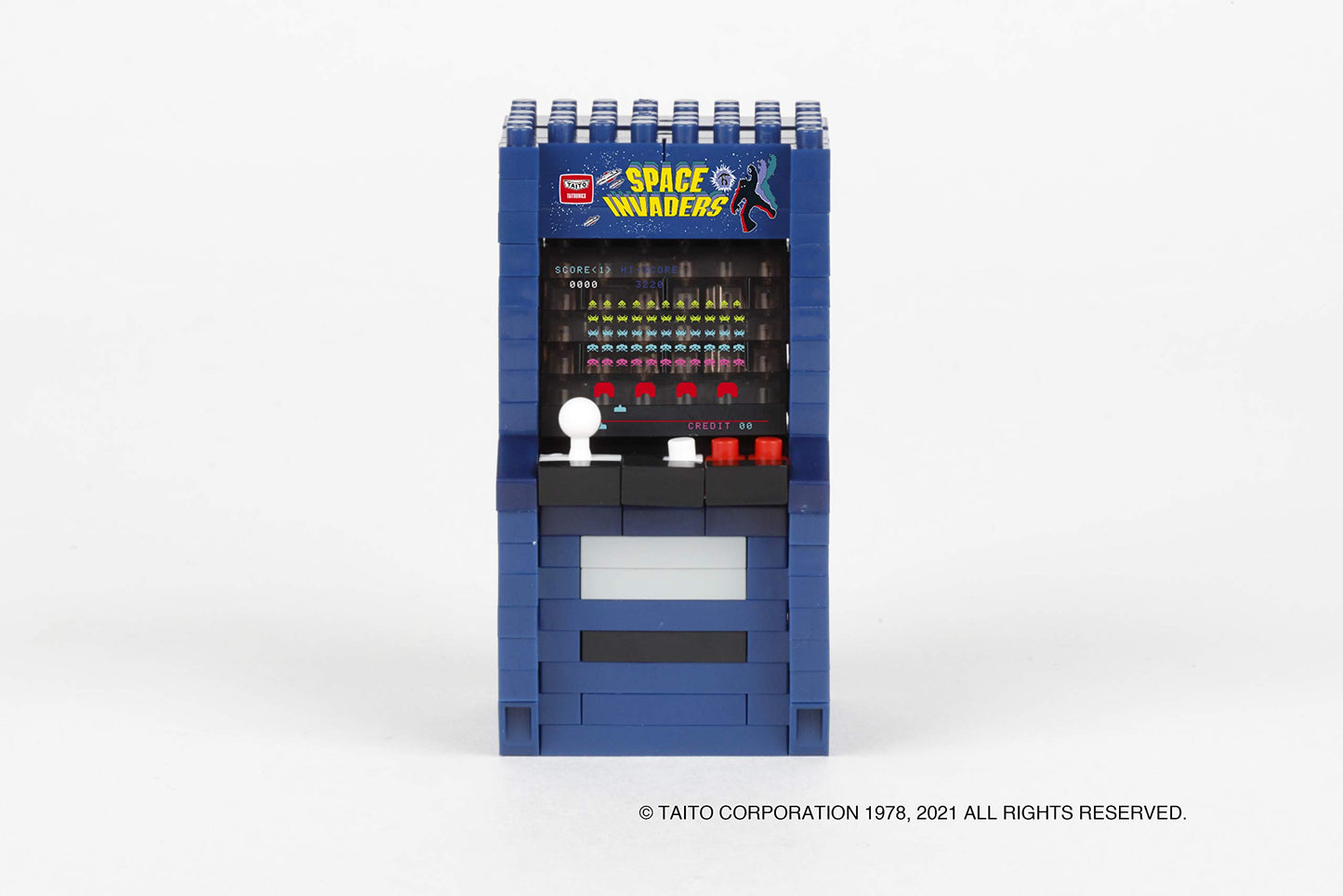 Nanoblock - Space Invaders - Space Invaders Arcade Cabinet, Character Collection Series Building Kit
