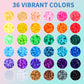Quefe 11800pcs Fuse Beads Craft Kit, 36 Colors 5mm Beads, Melting Beads Set for Girls, Including Pegboards, Ironing Paper, Tweez