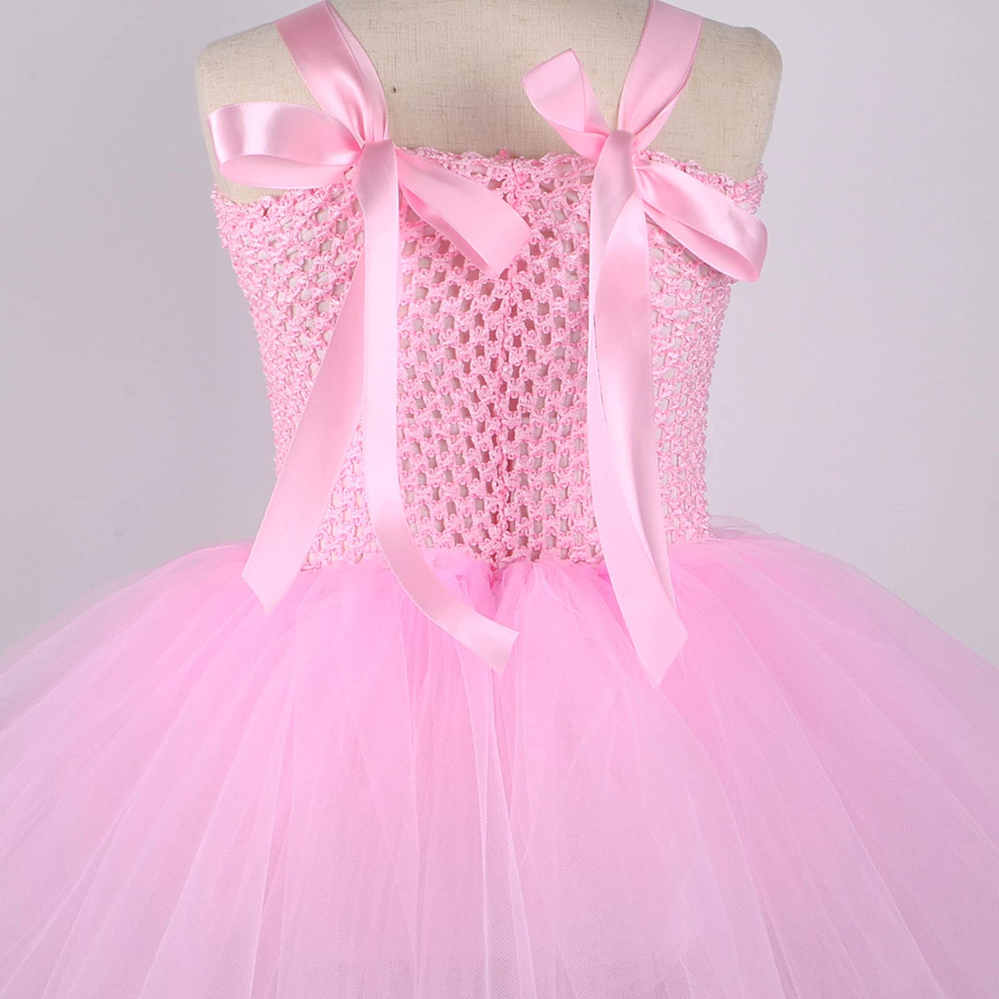 RABISS Easter Kids Girls Bunny Costume Tutu Dress Up Clothes Set - Rabbit Birthday Party Animal Costume - Pink