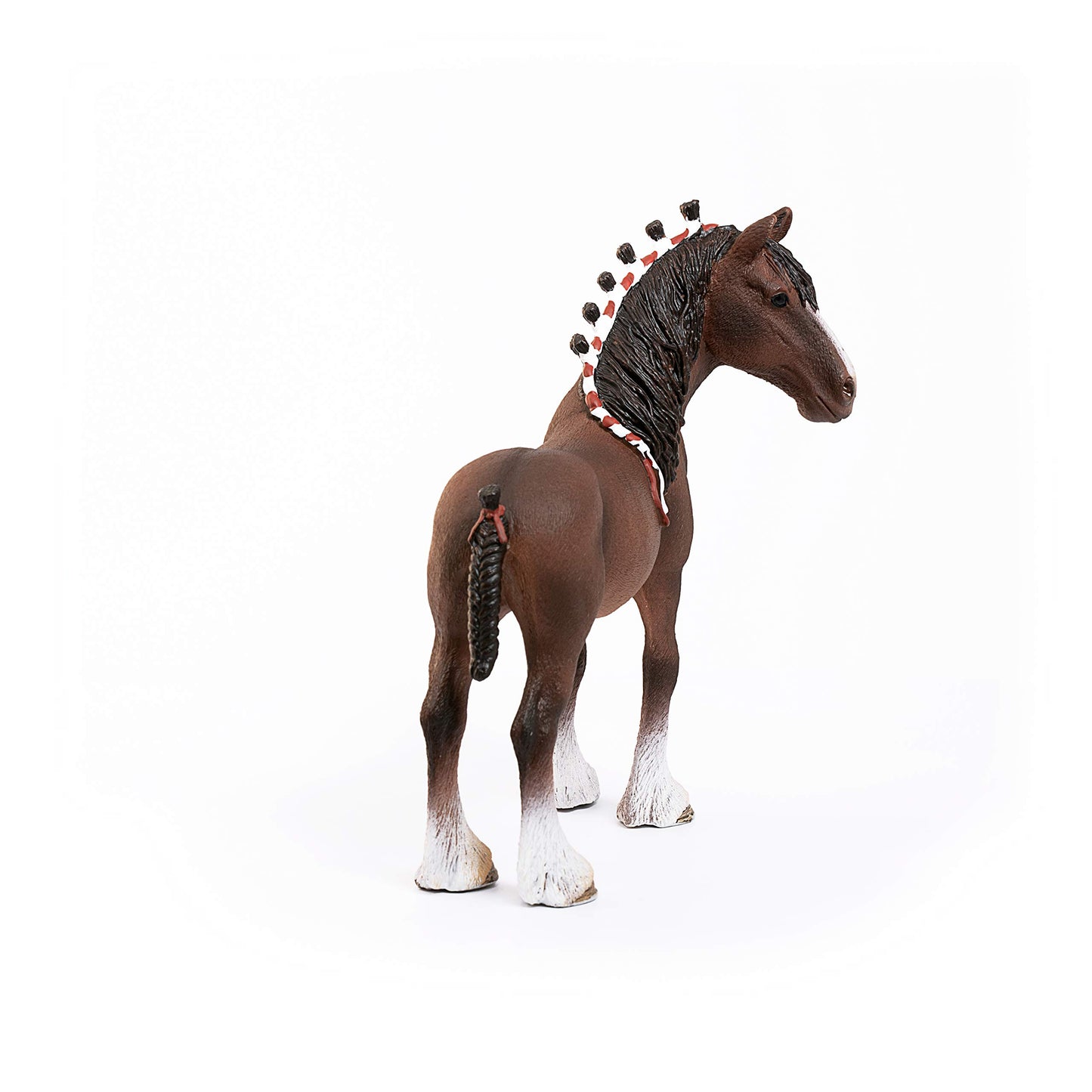 Schleich Farm World, Realistic Horse Toys For Girls And Boys, Clydesdale Gelding Horse Figurine, Ages 3+