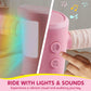 Syncfun Led Baby Balance Bike With Music For 1-2 Year Old Boys Girls, Balance Bike With Lights & Sounds, Mini Baby Balance Bike