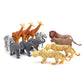 Jumbo Safari Animal Figurines, 12 Piece African Jungle Zoo Set, Realistic Elephant, Giraffe, Lion Toys For Toddlers, Kids Birthday