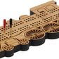 Train Shaped Cribbage Board - Made In Usa