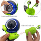 Tipmant Baby Toddler Electric Snail Toy Cute Electronic Animal Crawl, Play Music, Luminous Light Kids Birthday (Green)
