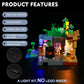 Brickbling Light Kit Compatible With Lego Minecraft The Skeleton Dungeon 21189, Minecraft Dungeon Led Lighting Compatible With Lego 21189 - Lights Only, Not Come With Model