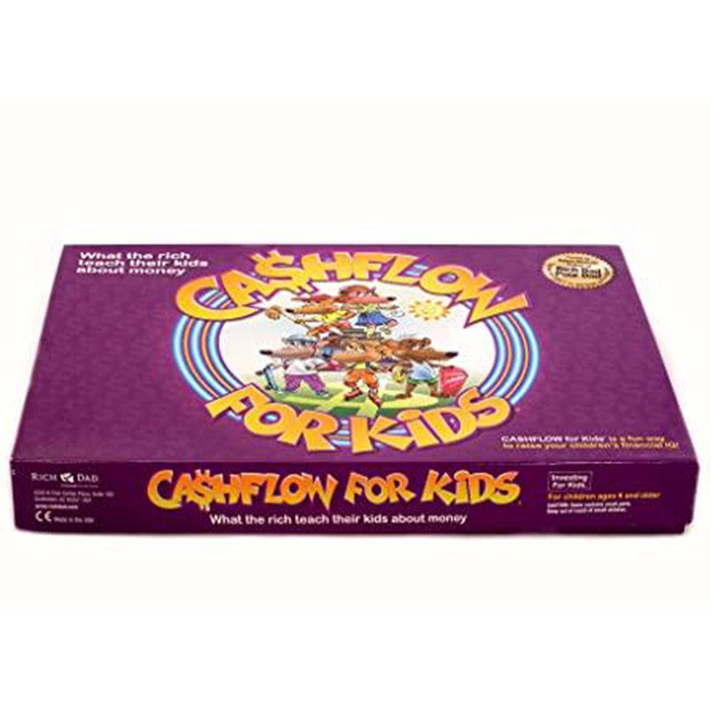 Rich Dad CASHFLOW Board Game for Kids - Money Management, Multicolor, Model GU-EFPG-NXDA, with Exclusive Bonus Message from Robert Kiyosaki