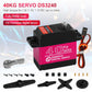 40KG High Torque RC Servo Digital Servo Full Metal Gear Waterproof with 25T Servo Horn Compatible with 1/8, 1/10, 1/12 RC Car Cr