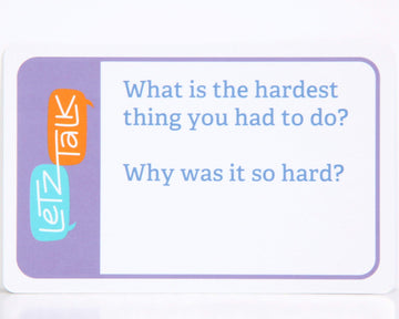 Letz Talk Conversation Cards For Kids With Autism Or Aspergers - Learning & Education Toys, Conversation Starters, Autism Communication Cards For Kids And Adults, Therapy Tool, Easter Basket Stuffers