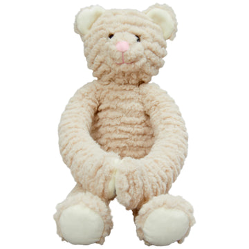 C.R. Gibson Little Hugs Bear Stuffy Toy For Babies, 5'' W X 4'' L X 18'', Multicolor