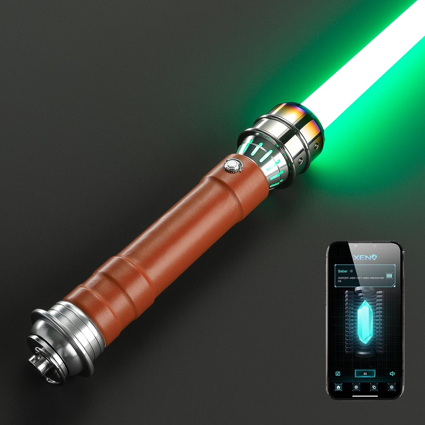 DAMIENSABER Upgrade Xenopixel 3.0 Light Saber, Sensitive 34 Sound Fonts Motion Control Light Sabers, Smooth Swing Dueling Light