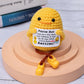 Artlunar Gifts For Men Women Funny Long Legged Positive Duck Emotional Support Crochet Gifts With You Are Duck Awesome Inspirati