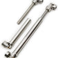 VICRAZZE 112-165mm and 138-213mm Stainless Steel Drive Shaft for 1/10 RC Crawler Traxxas TRX6 Axial SCX10 Wraith Capra D90 TF2 R