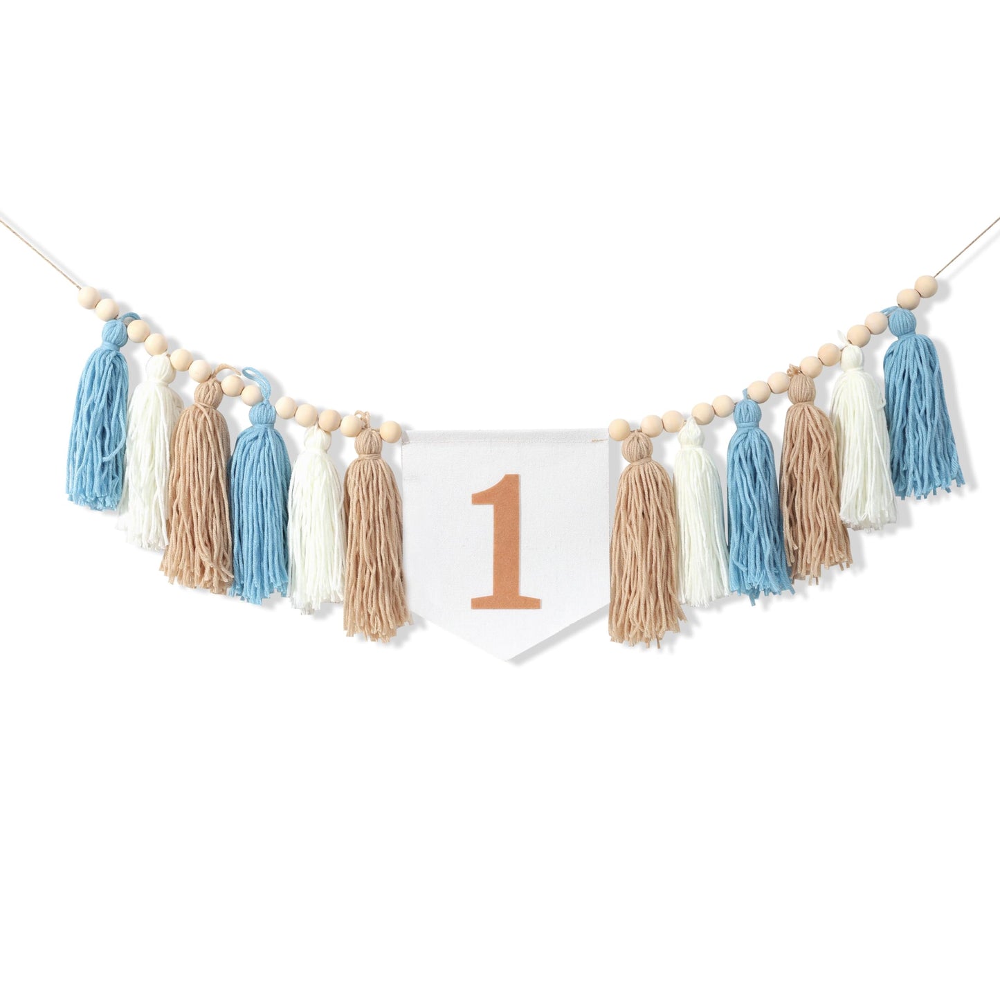 1St Birthday High Chair Banner - Pink Tassel Theme Banner For Girl - First Birthday Party Banner - 1St Birthday Photo Backdrop -
