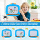 Smasiagon Magnetic Drawing Board for Toddlers, Blue, 10"W x 9.8"H, ABS, Early Learning Doodle Pad, Gifts for 1-3 Year Olds