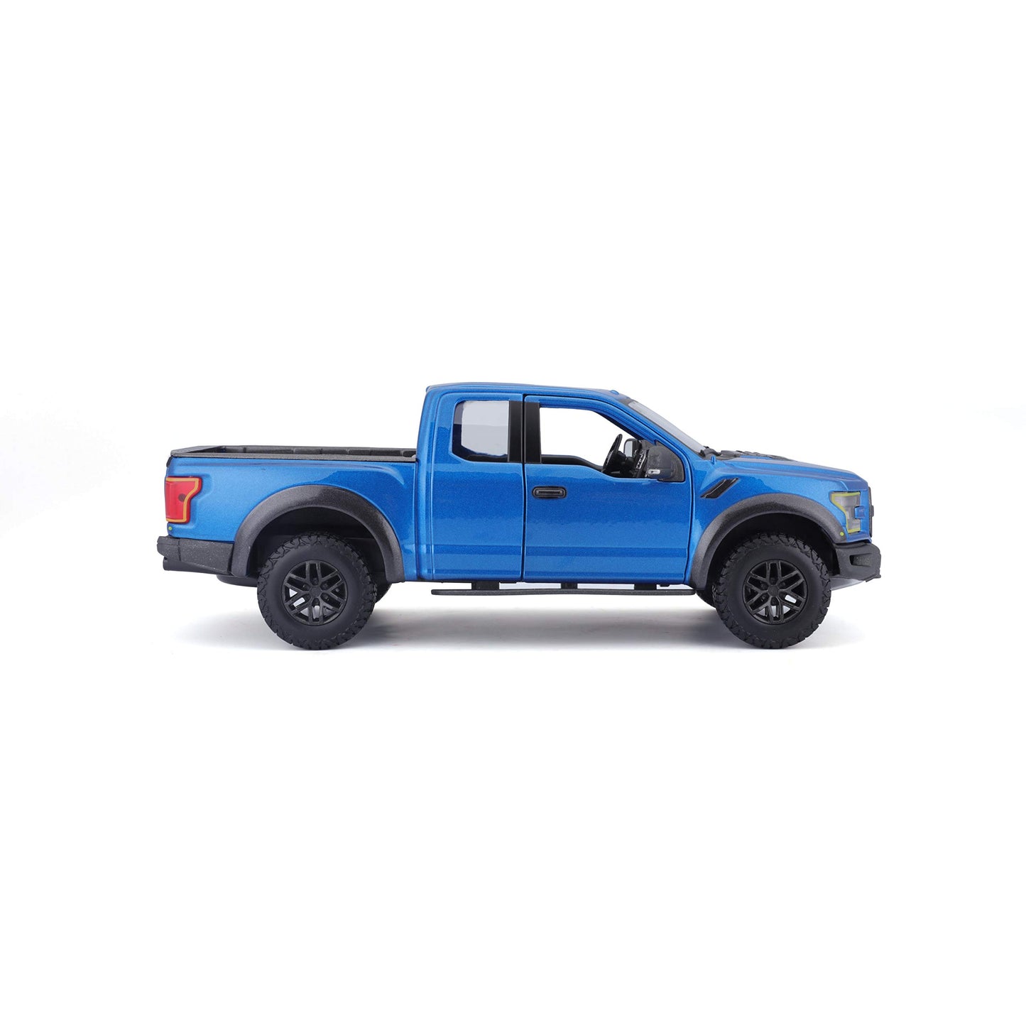 Maisto 1:24 Scale SE Trucks - 2017 Ford F150 Raptor, Blue Metal Model 31266-00000063