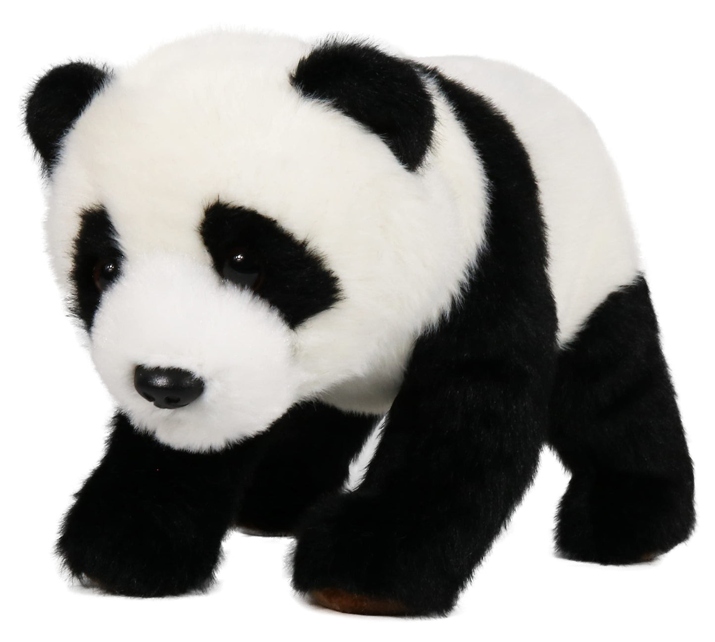 Ice King Bear Wild Animal Stuffed Animals Zoo Family Plush Toy (Panda 10 Inches)
