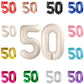 50 Balloon Number, Cream White Number 50Th Birthday Balloons 40 Inch, 50 Years Old Cream White Birthday Decorations For Men Wome
