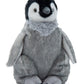 The Petting Zoo Penguin Chick Stuffed Animal Plushie, 12" Grey Plush Toy, Recycled Materials, Model 321301