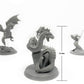 Citadel Black Colossal Onslaught Miniatures Set - 4 Pack - Large 50Mm Base, D&D Bbeg Unpainted Minis, Includes Dragon, Lich, Beholder, Basilisk