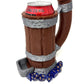 Munnygrubbers - Tavern Mug Dice Tower - No Paint Odorless Insulated Cup Can Dice Tower - (Random 7Pcs D20 Dice Set Included) - Dice Holder - Dungeons And Dragons - Dnd Gift - (Dark Brown/Silver)