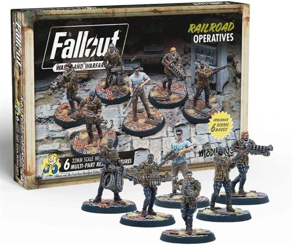 Modiphius Fallout - Wasteland Warfare - Railroad Operatives, Multi