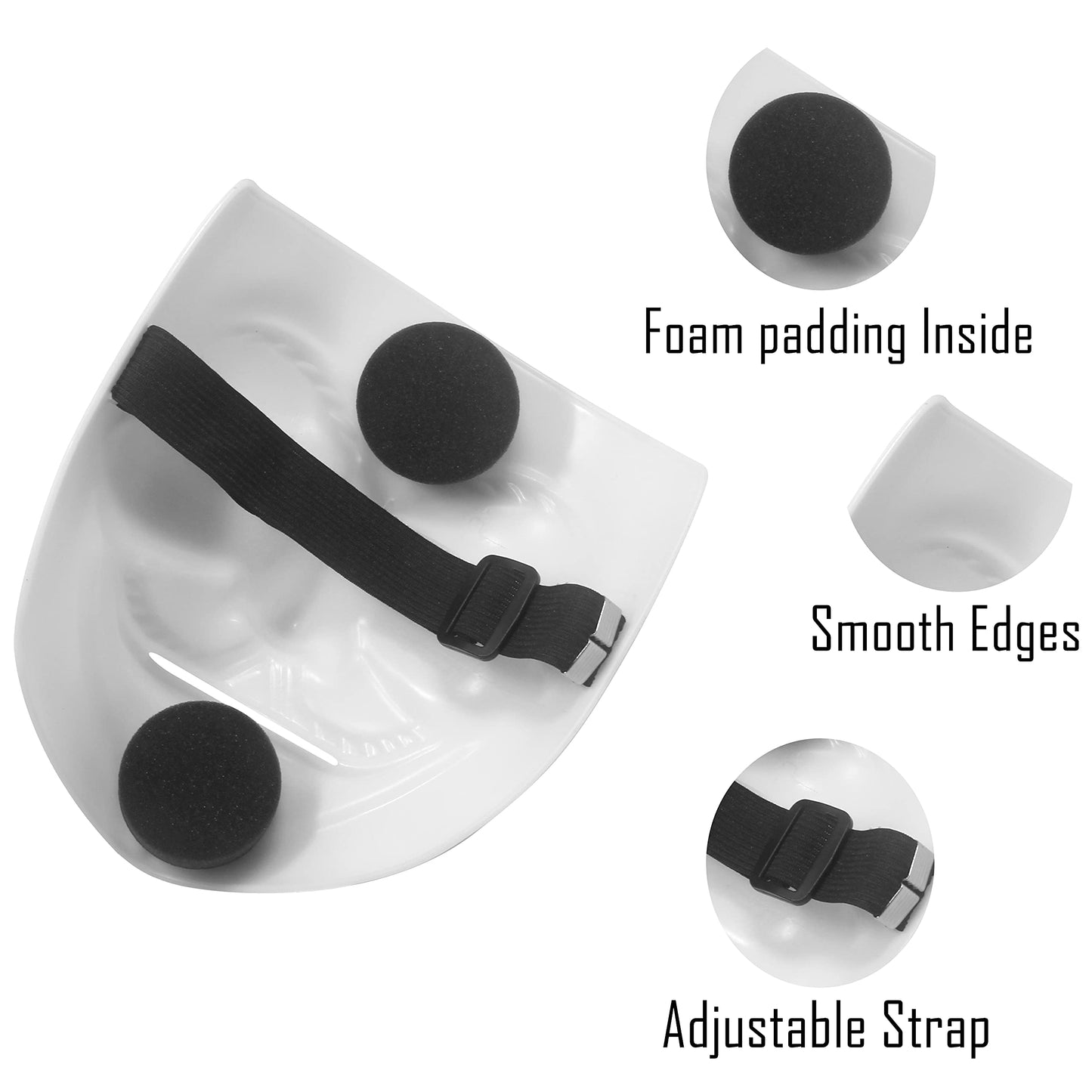 Udekit Hacker Mask V For Vendetta Mask Halloween Cosplay Costume Party Props White