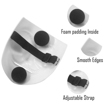 Udekit Hacker Mask V For Vendetta Mask Halloween Cosplay Costume Party Props White