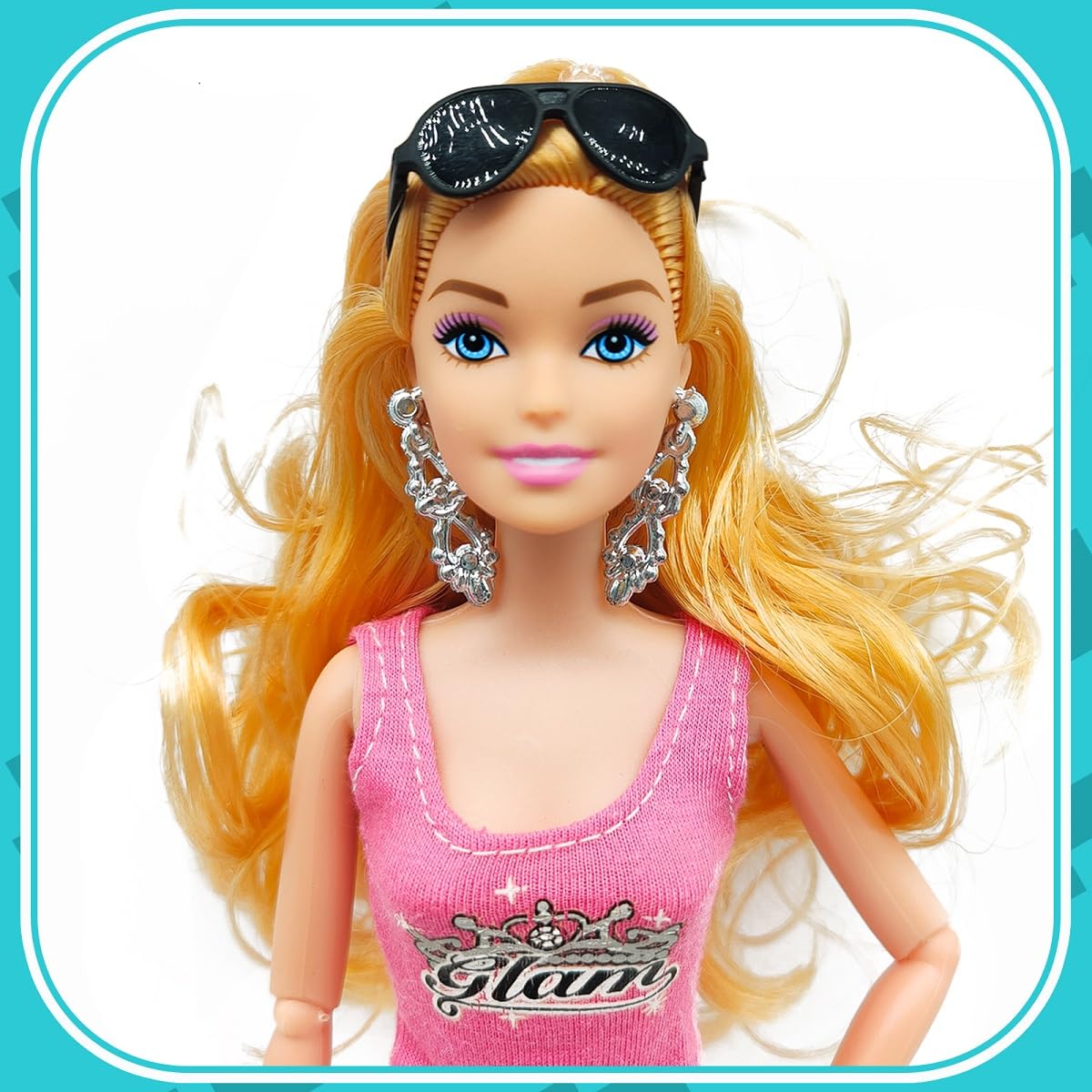 Flfuatt Stylish Fashions Girls Doll Toys, The Ultimate Fashionista Doll For Trendy Kids, 11.5 Inch Fashion Doll (Pink Vest)