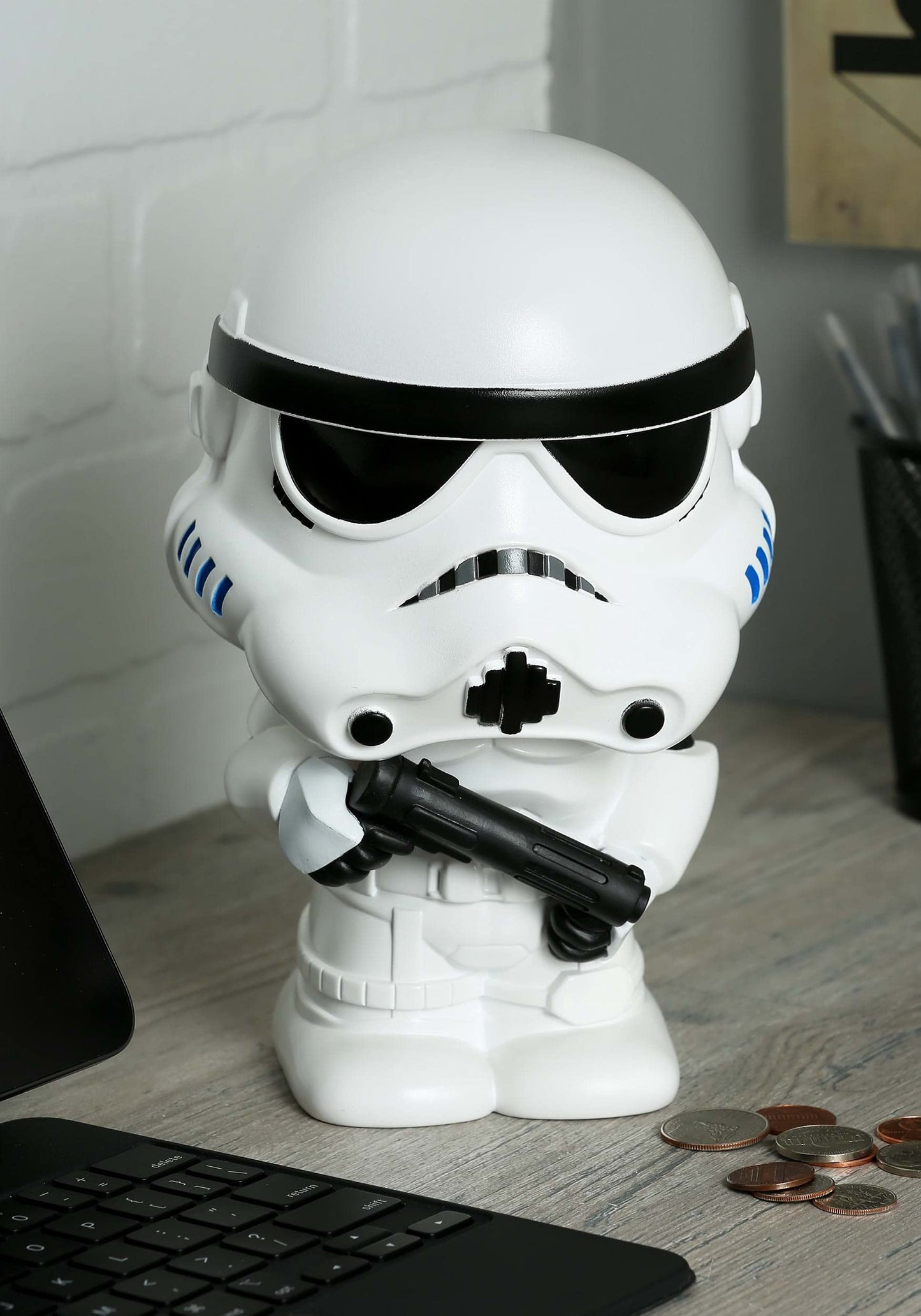Star Wars Stormtrooper Pvc Bank, White, Standard