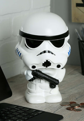 Star Wars Stormtrooper Pvc Bank, White, Standard