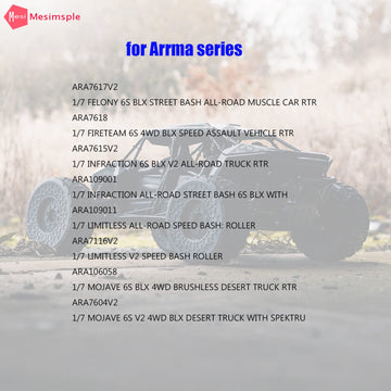 Mesimsple Steel Diff Outdrive ARAC4011 for Arrma 1/7 Felony 6S BLX Diff Cup 1/7 Fireteam Infraction Limitless Mojave 6S AR310439