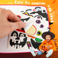 96 Pieces of Mini Halloween Pumpkin Decorating Stickers,Mini Pumpkin Face Stickers for Kids Halloween Party Favors Trick or Trea
