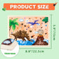 Wernnsai Dinosaur Wooden Jigsaw Puzzles - Preschool Educational Brain Teaser Boards 4 Packs With 24 Piece Dino Puzzles Toys Dino