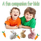 Yeopopshop Super Realistic Bunny Toys, Interactive Electronic Pet Toys, Fluffy That Can Breathe And Move, Easter Plush Bunny Chi