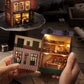 Diy Miniature House Kit, Cuteroom Wooden Dollhouse Kit Mini House Making Kit With Furnitures, Diy Dollhouse Kit Birthday Gift (M