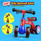 Aetyni Baby Balance Bike 1-2 Year Old: Spider Toddler Bike Baby Bike For 10-24 Month With Colorful Lighting & 4 Wheels First Rid
