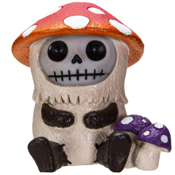 Furrybones Summit Collection Mushroom Kinoko Figurine Decorative Signature Skeleton In Mushroom Toadstool Costume 3 Inch Tall Collectible Statue