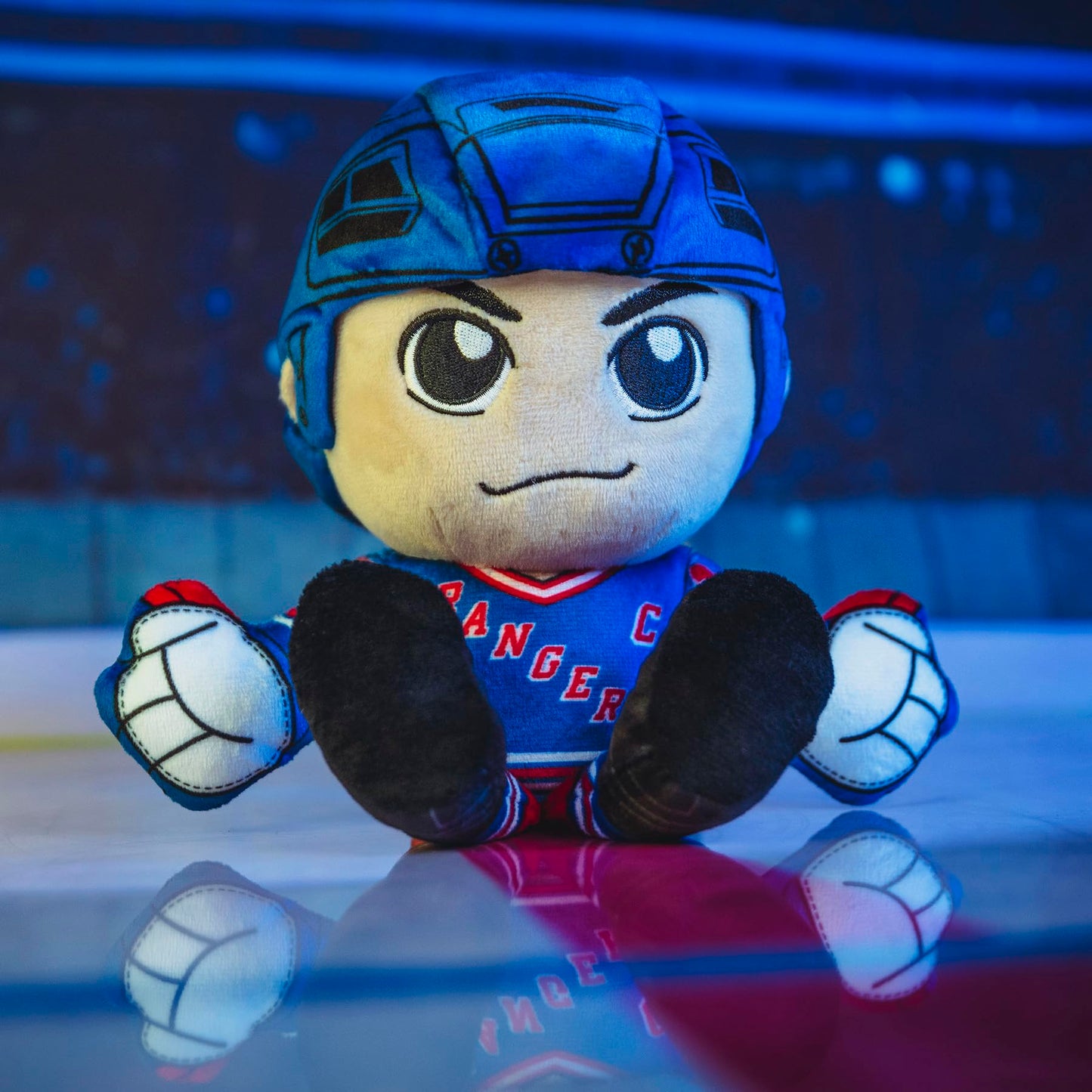 Bleacher Creatures New York Rangers Mark Messier 8' Nhl Kuricha Sitting Plush - Soft Chibi Inspired Nhl Legend