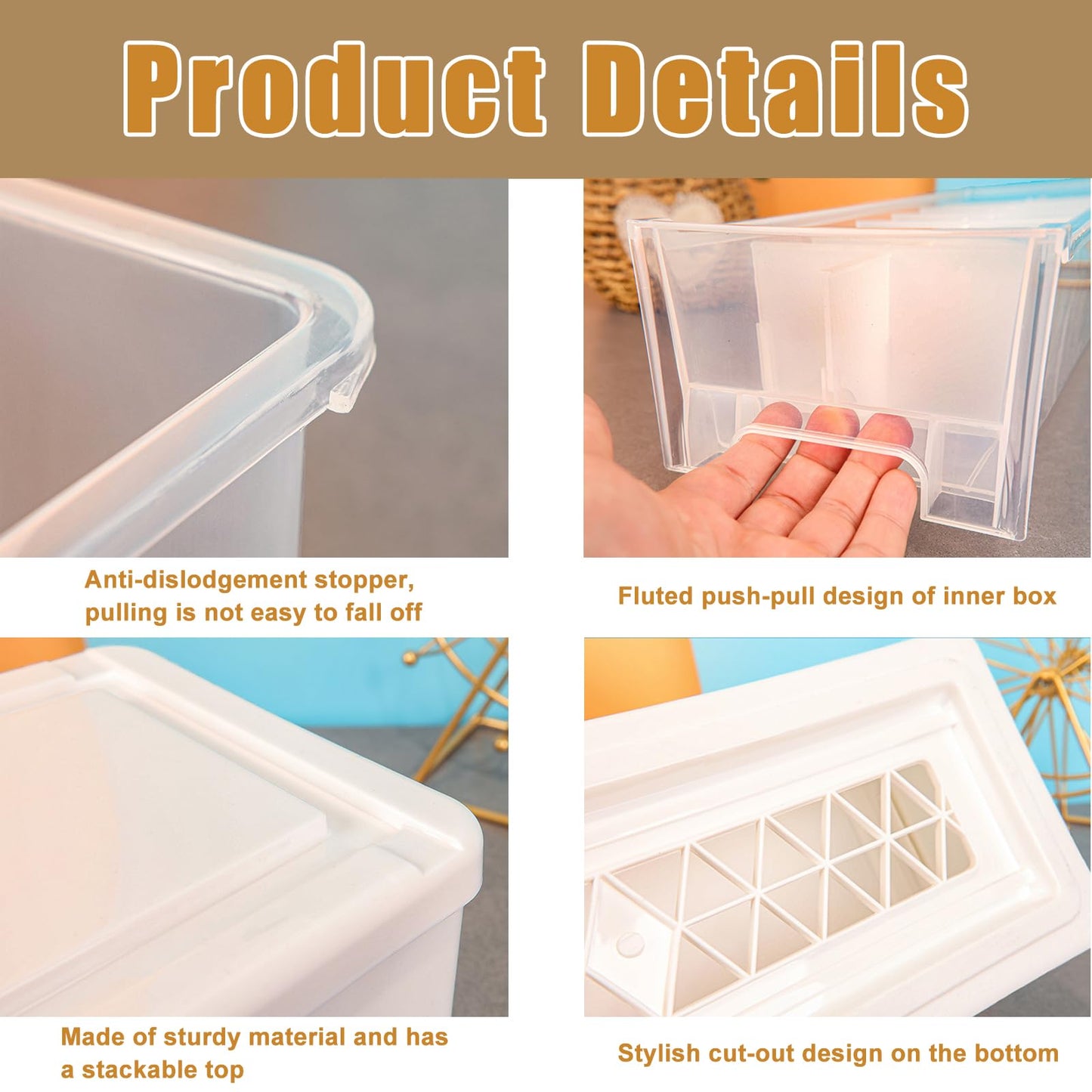 Flythww Toploader Storage Box, Trading Card Storage Box With 6 Dividers, Hard Plastic Box For Top Loaders, Sports Card Storage C
