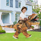 Goosh Inflatable Dinosaur Costume Kids Halloween Blow Up Costume For Boy Girl Funny Riding T Rex For Party Cosplay (4-6Yrs)