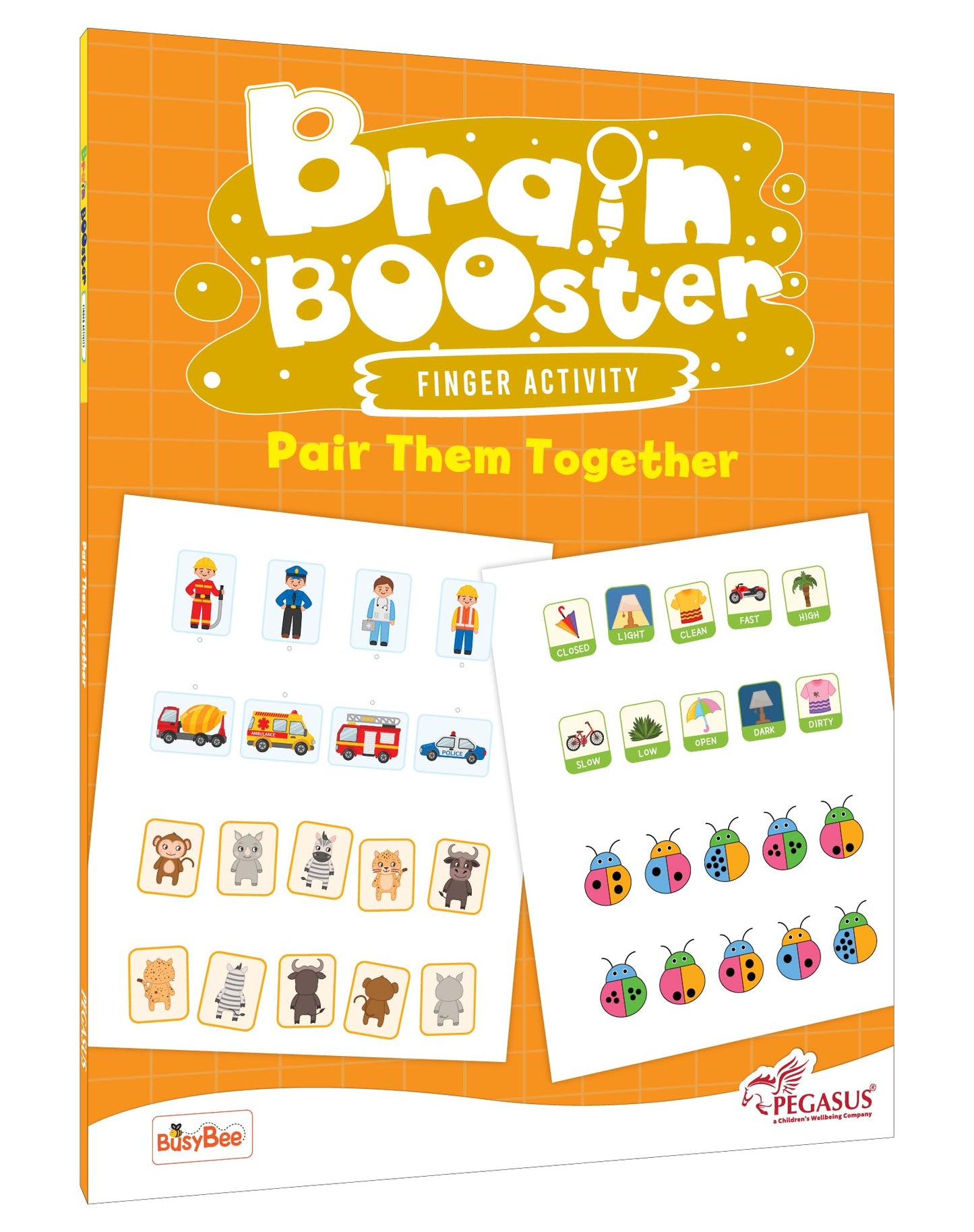 Pegasus Pair Them Together Matching Activity Brain Booster For Kids Age 3  5 Years For Early Skill Development And Improved Thi