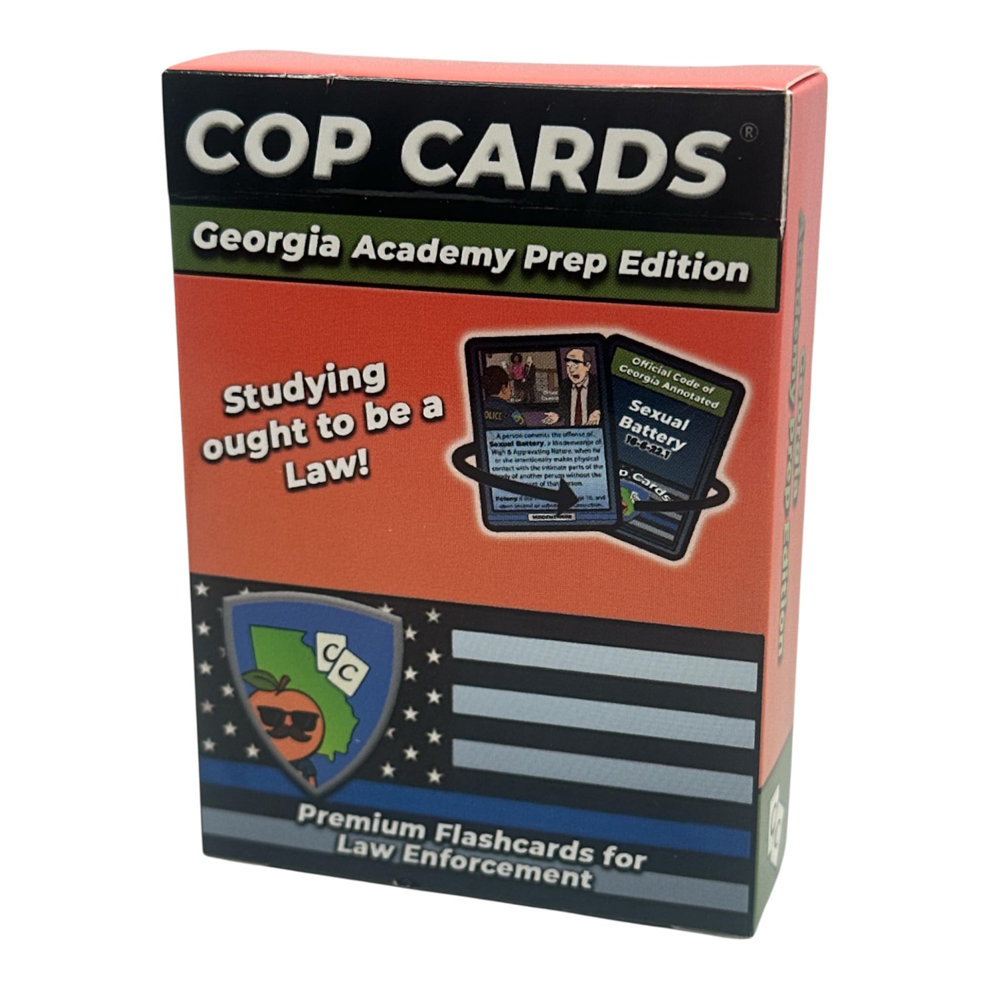 Cop Cards Premium Flashcards for Law Enforcement - 2.5