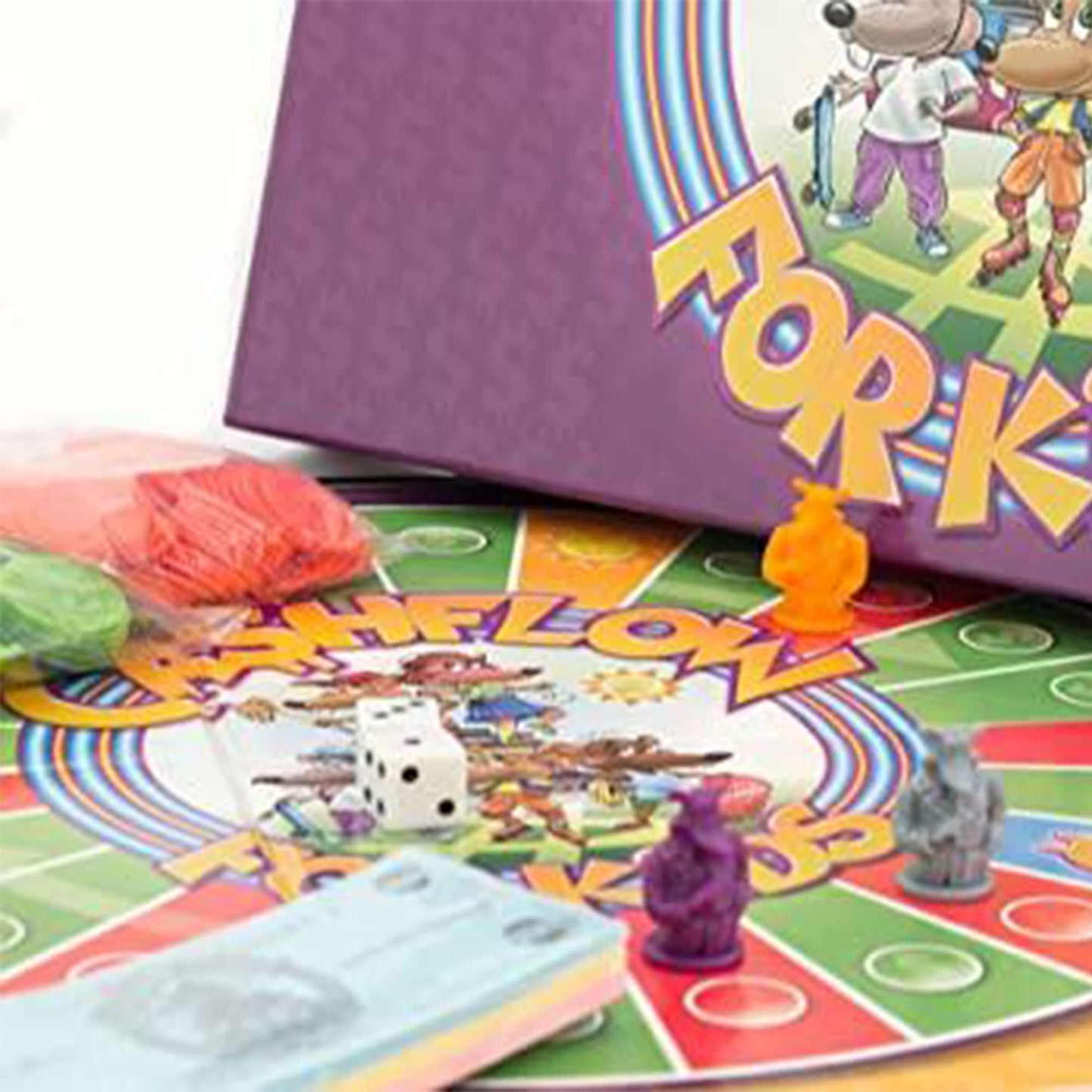 Rich Dad CASHFLOW Board Game for Kids - Money Management, Multicolor, Model GU-EFPG-NXDA, with Exclusive Bonus Message from Robert Kiyosaki