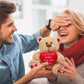CaseTank Valentine's Teddy Bear - 10 Inch Plush Stuffed Animal, I Love You More, Cute Gift for Her, Him, Kids, Girlfriend, Boyfriend, Mom