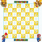 Usaopoly Super Mario Checkers & Tic-Tac-Toe Collector'S Game Set For 2 Players | Featuring Mario & Bowser | Collectible Checkers And Tictactoe Perfect For Mario Fans, Model Number: Cm005-637-002001-06