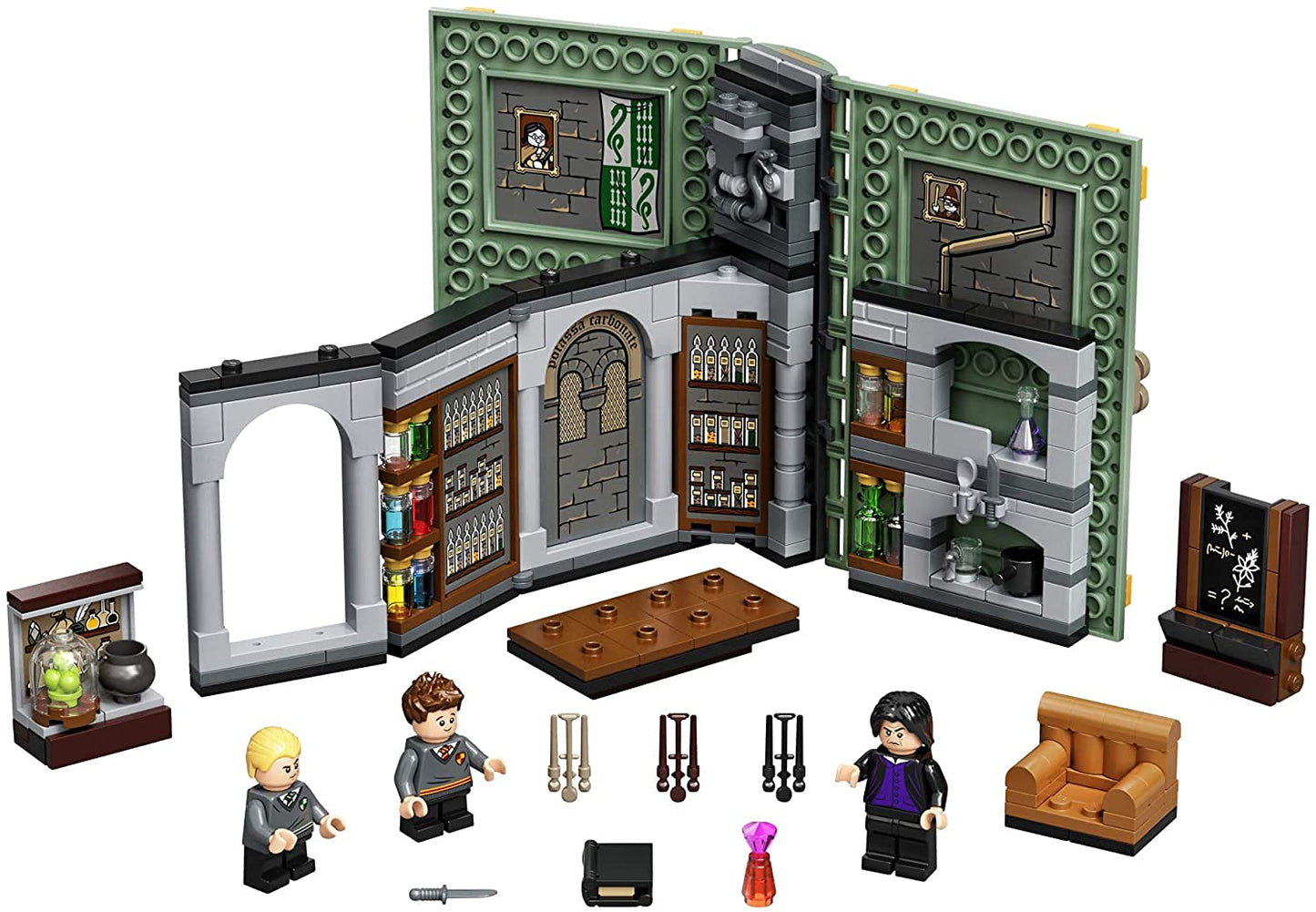 Lego Harry Potter Hogwarts Moment: Potions Class 76383 Brick-Built Playset With Professor Snape   S Potions Class, New 2021 (270